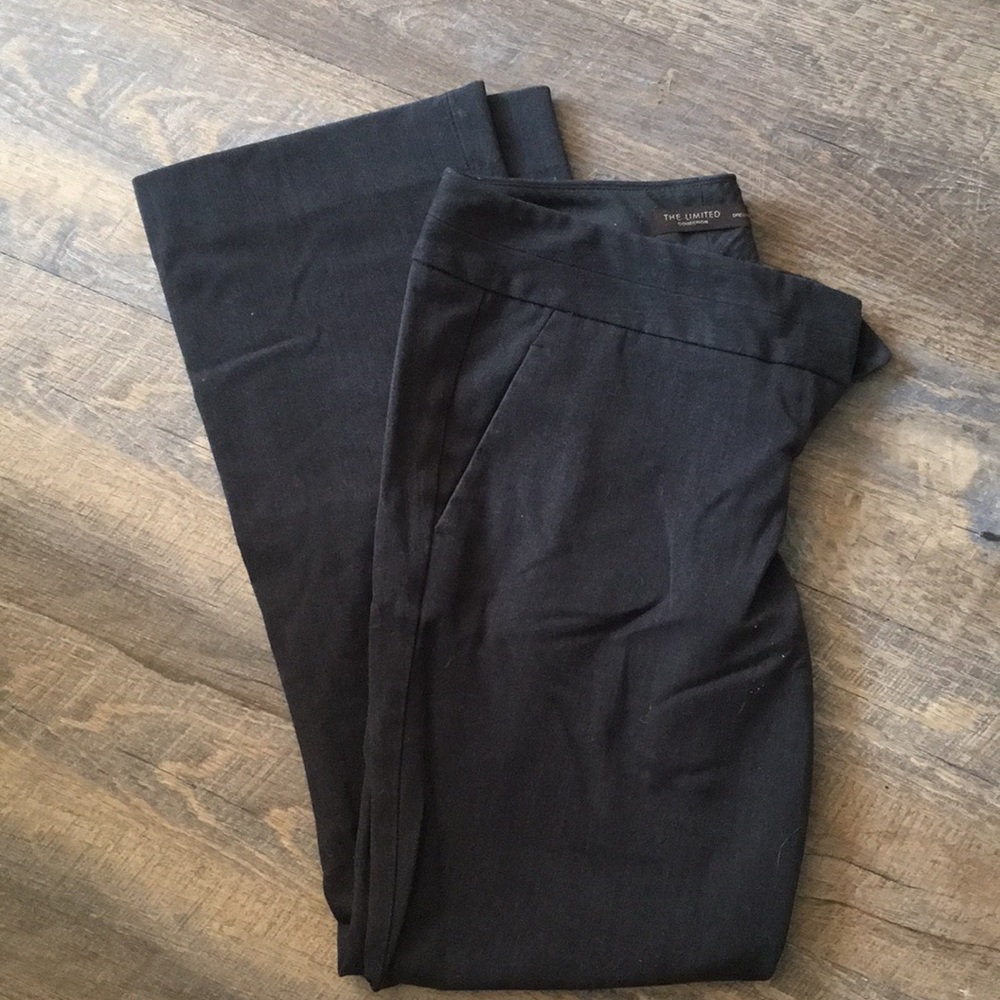 Limited charcoal dress pants